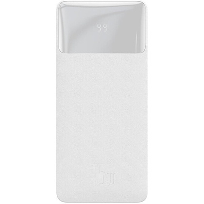 Внешний аккумулятор Baseus "PPBD050002", 10000 mAh, белый