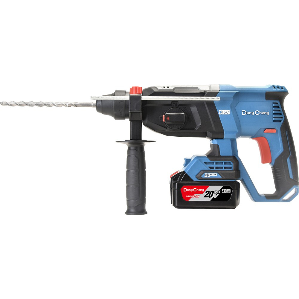 Аккумуляторный перфоратор DongCheng DCZC02-26 (TYPE EM), 20 В, 3.1 Дж, 2 АКБ, 4 Ач, З/У 2 А - 2