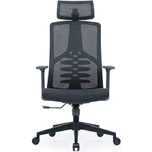 Кресло для руководителя SitZone CH-359A сетка/ткань, черный