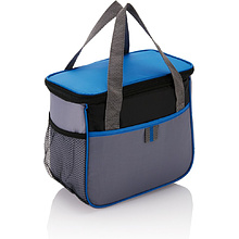 Сумка (сумка-холодильник) "Basic" полиэстер./полиэтилен., синий/серый