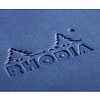 Блокнот "Rhodiarama" на резинке, A5, 96 листов, линейка, сапфировый - 3