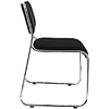 Стул для посетителей EVERPROF "Fix", ткань, металл, черный - 3