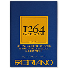 Блок-склейка бумаги для скетчинга "Fabriano. 1264", 90 г/м2
