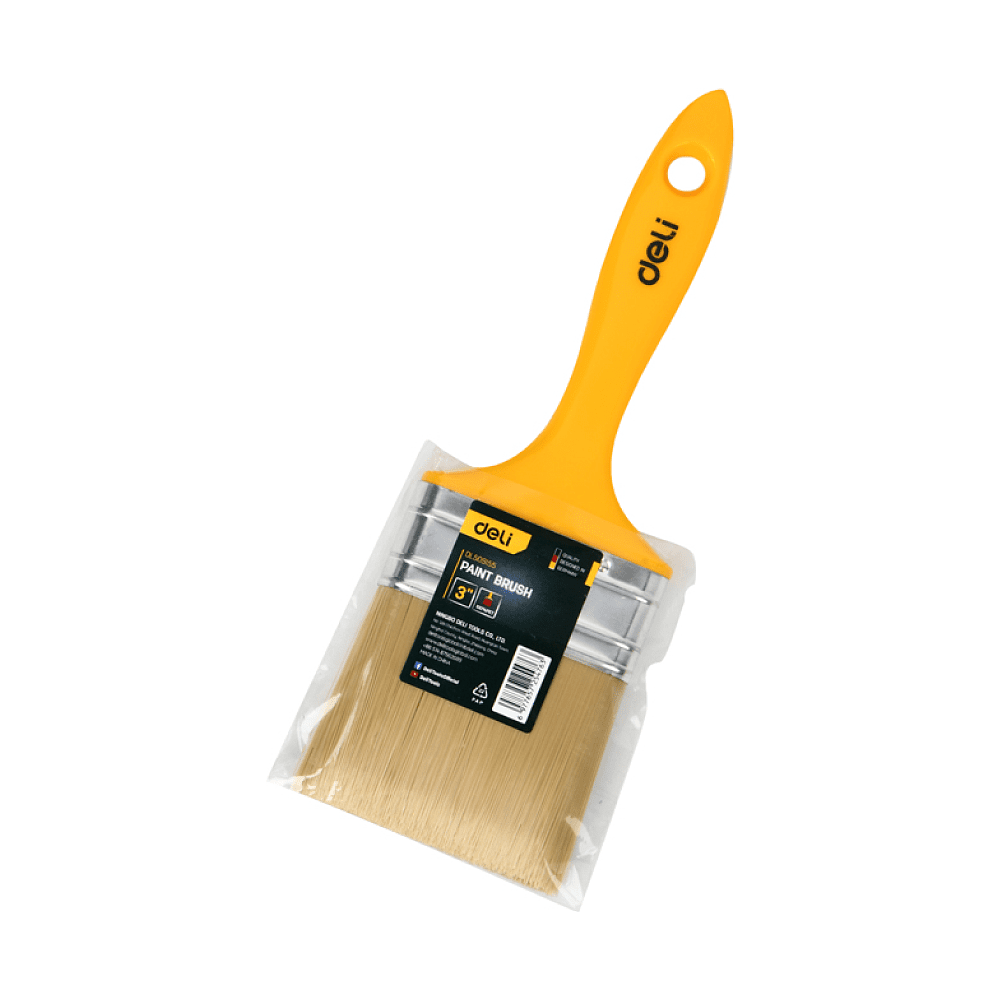 Кисть малярная Deli YS EDL509155, плоская 3"-75 мм