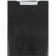Планшет открывающийся с зажимом, A4, винил, черный