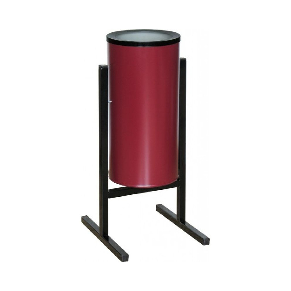 Урна уличная для сбора мусора "СЛ-2/250", 25 л, 720 мм, бордовый