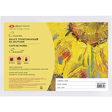Холст на картоне "Сонет", 20х30 см, хлопок, 280 г/м2, мелкое зерно