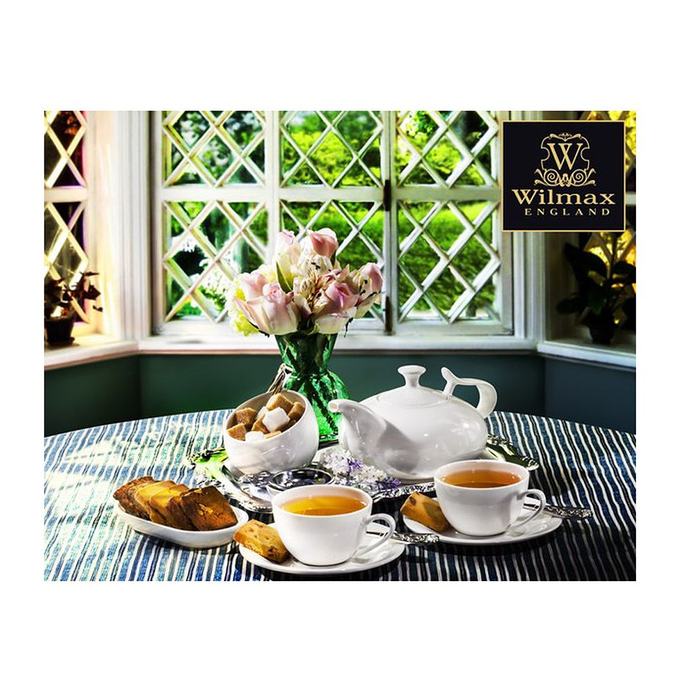 Чашка с блюдцем "WL-993000/1С", фарфор, 250 мл, белый - 2