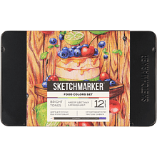 Карандаши цветные "Sketchmarker Еда"