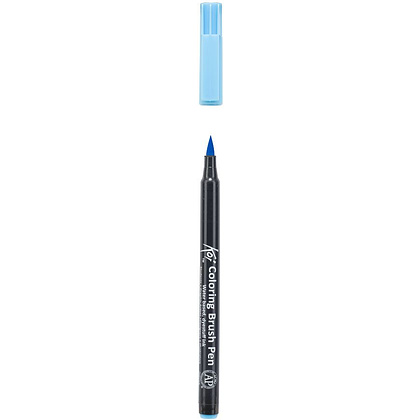 Маркер акварельный "Koi Color Brush", голубой - 3