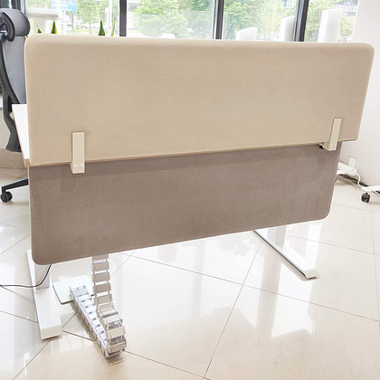 Экран тканевый настольный 1250х400 мм, ткань soro 90 - 2