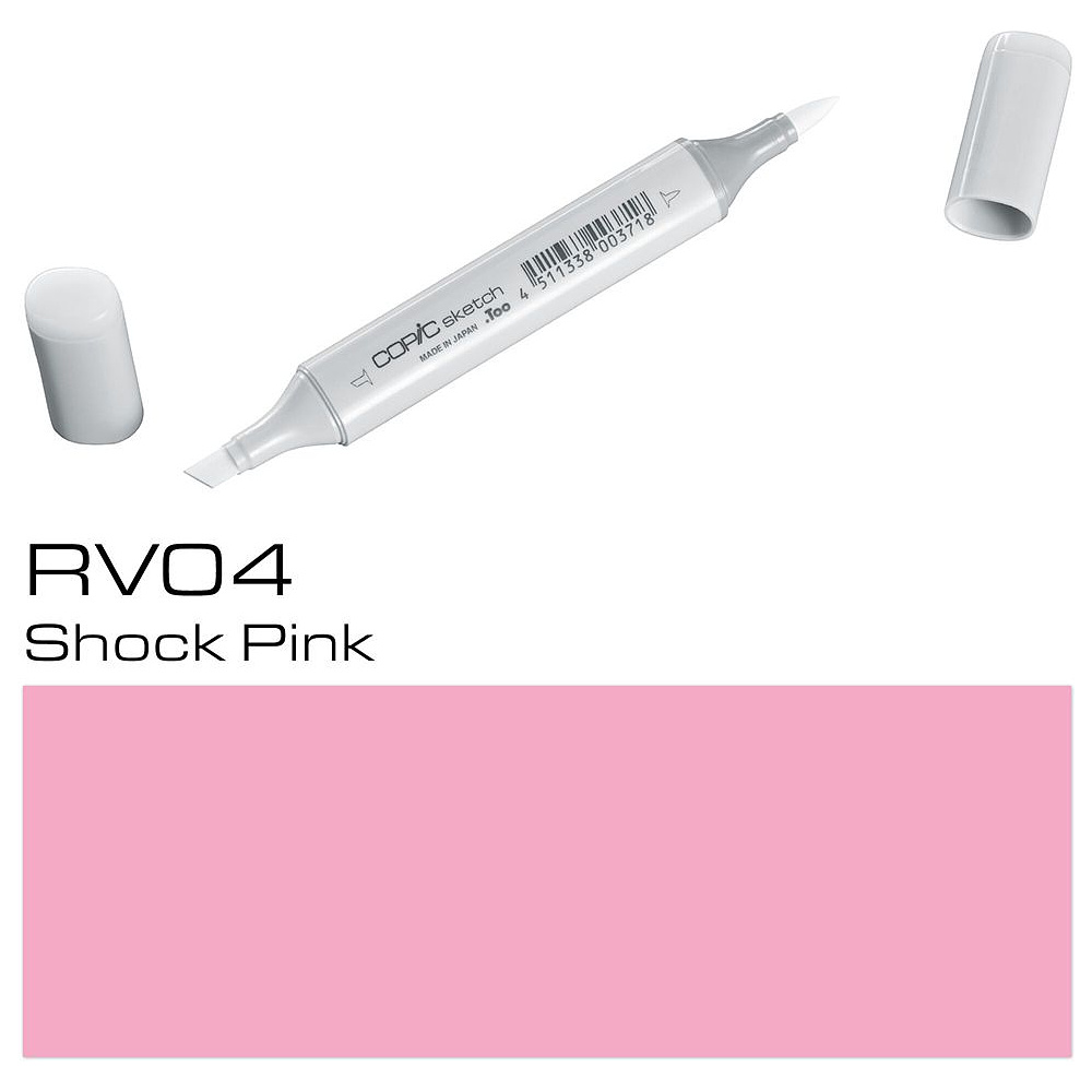 Маркер перманентный "Copic Sketch", RV-04 розовый