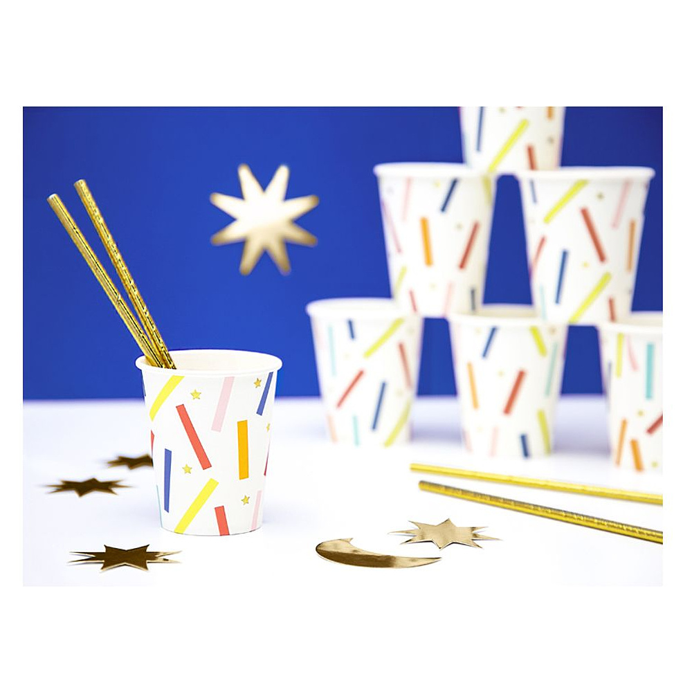 Стакан бумажный "Happy Birthday", 6 шт, 200 мл - 2