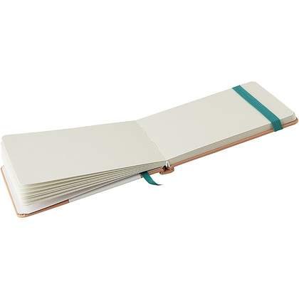 Скетчбук для акварели "Ладога", А6, 100% хлопок, 300 г/м2, 20 листов, мятный - 2