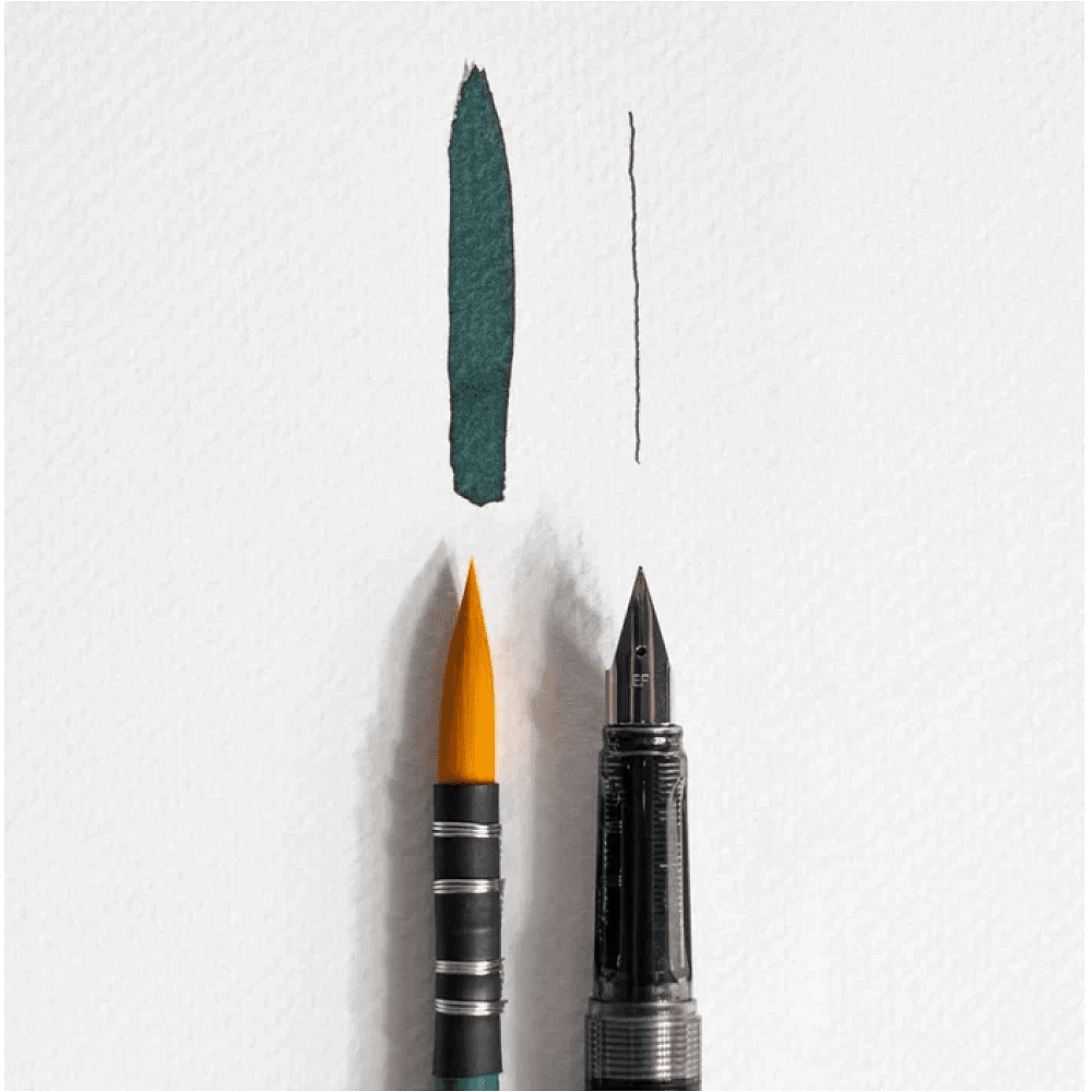 Тушь для рисования и каллиграфии "Малевичъ", 50 мл, темнолесье - 3