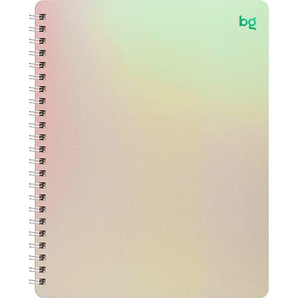 Тетрадь "Сияние", А5, 80 листов, клетка, градиент