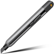 Нож строительный Deli HS EHT4009, 9 мм, Soft Touch, черный