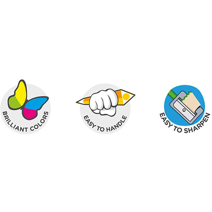 Цветные карандаши "Pastel", 24 цвета - 3