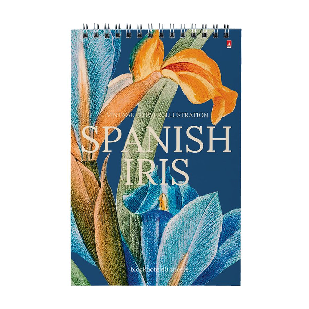 Блокнот "Цветы. Паттерн", A5, 40 листов, в клетку, ассорти - 3