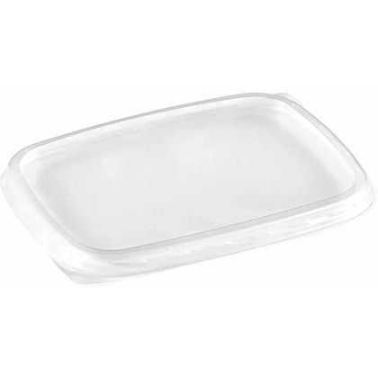 Крышка пластиковая для контейнера для салата, 500 мл, 175x130x13.5 мм, 50 шт/упак