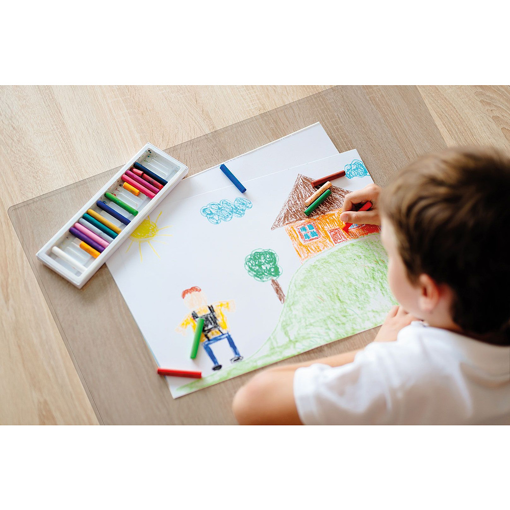 Бювар прозрачный "Duraglas", 40x53 см, прозрачный - 8