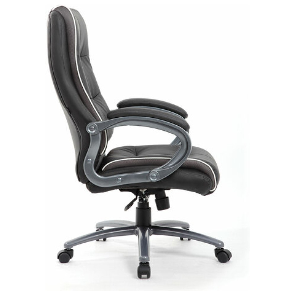 Кресло для руководителя BRABIX "Premium Strong HD-009", экокожа, металл, черный - 7