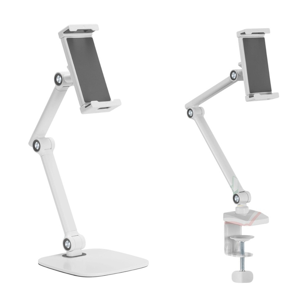 Крепление для планшета (смартфона) Tablet Clamp, белый матовый - 6