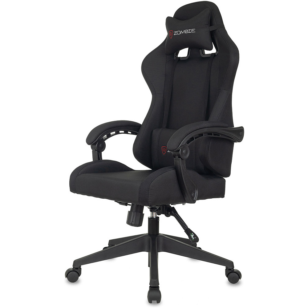Игровое компьютерное кресло Бюрократ Zombie Predator Neo Black, ткань, черный - 3