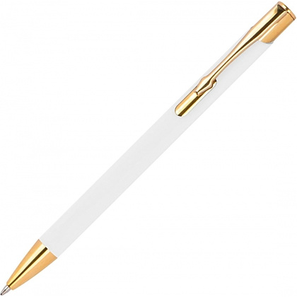 Ручка шариковая автоматическая "Glendale", 0.7 мм, белый, стерж. синий