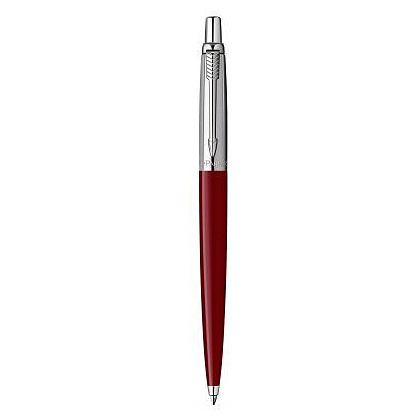 Ручка шариковая автоматическая "Parker Jotter Kensington Red CT", 0.7 мм, красный, серебристый, стерж. синий - 2