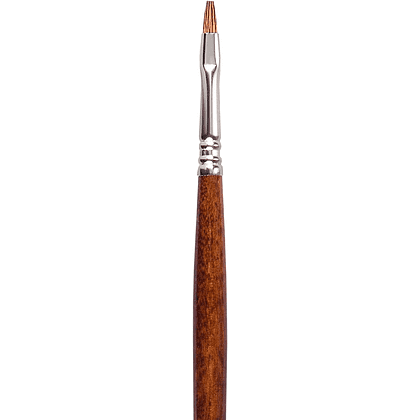 Кисть "Escoda Versatil Brush L/H", синтетика, темно-коричневый, плоская, №4 - 2