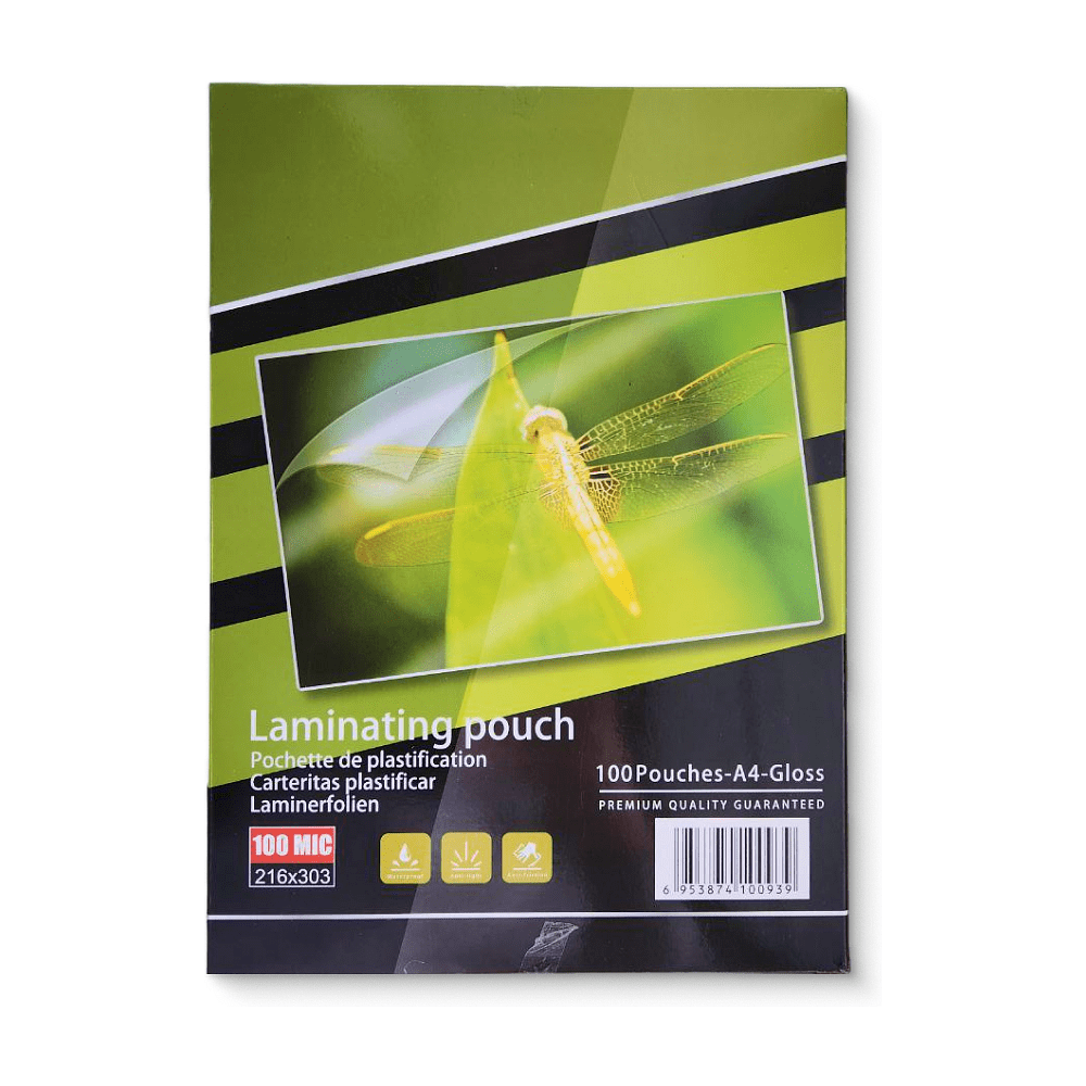 Пленка для ламинирования, А4, 100 мкм, 100 шт, матовая 
