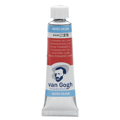 Краски акварельные "Van Gogh", 370 красная светлая прочная, 10 мл, туба