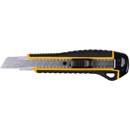 Нож строительный Miles "FA1806G/Y", 18 мм, усиленный - 8