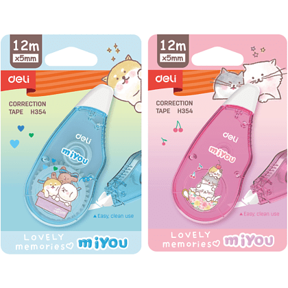Корректор роллер "Miyou", лента, 12x5 мм/м