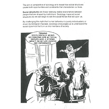 Книга на английском языке "Introducing Sociology: A Graphic Guide", John Nagle, Piero