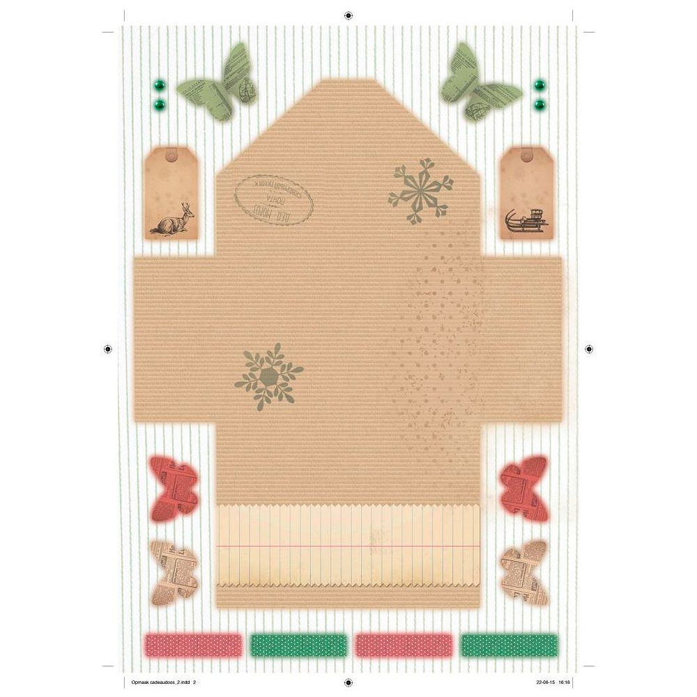 Набор для творчества "Новогодняя Коробочка желтая" - 3