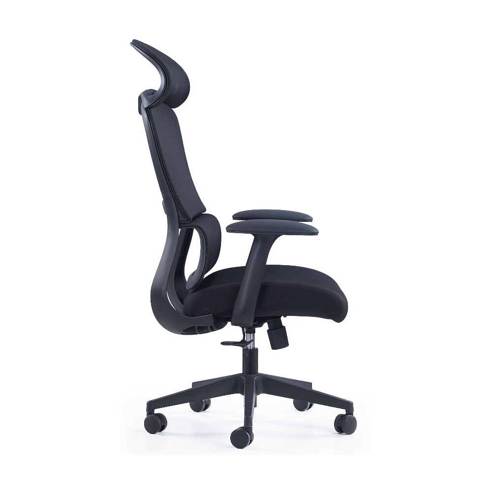 Кресло компьютерное SitZone CH-555A, сетка, ткань, пластик, черный - 2