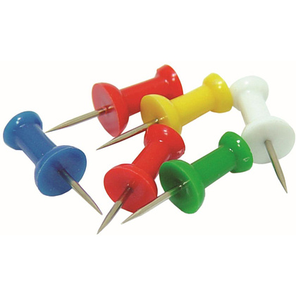 Иглы-кнопки Office products "Пешки", 100 шт, ассорти - 2