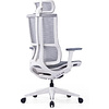 Кресло для руководителя SitZone E-303-001A-P1-WH сетка, серый - 4