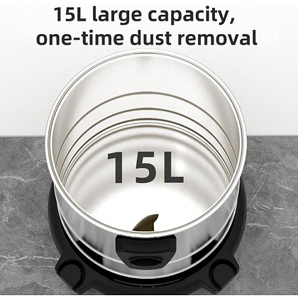 Пылесос сетевой Deli YS EDL881815, 1000 Вт, 16 кПа, 15 л, черный - 5