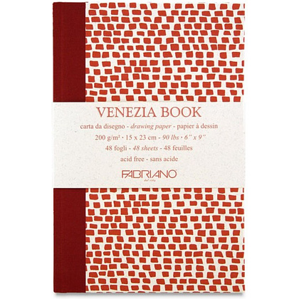 Скетчбук "Fabriano. Venezia", целлюлоза, 15х23 см, 200 г/м2, 48 листов