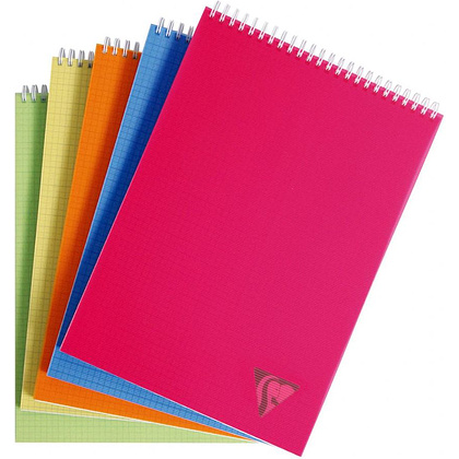 Блокнот на спирали "Linicolor Fresh", A5, 80 листов, клетка, ассорти