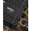 Блокнот Castelli Milano "Honeycomb Gold", А5, 96 листов, линейка, черный, золотой - 7