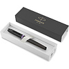 Ручка перьевая Parker "IM Vibrant Rings F315", M, черный, фиолетовый, патрон синий - 2