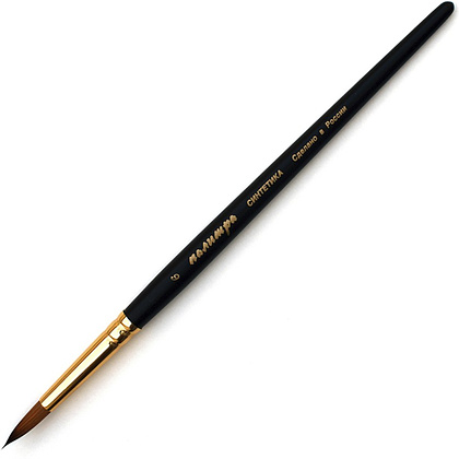 Кисть "Roubloff", имитация колонка, круглая, на короткой ручке №6