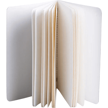 Скетчбук для графики "GrafArt white", 20 листов, 15х20 см, 160 г/м2, серый - 5