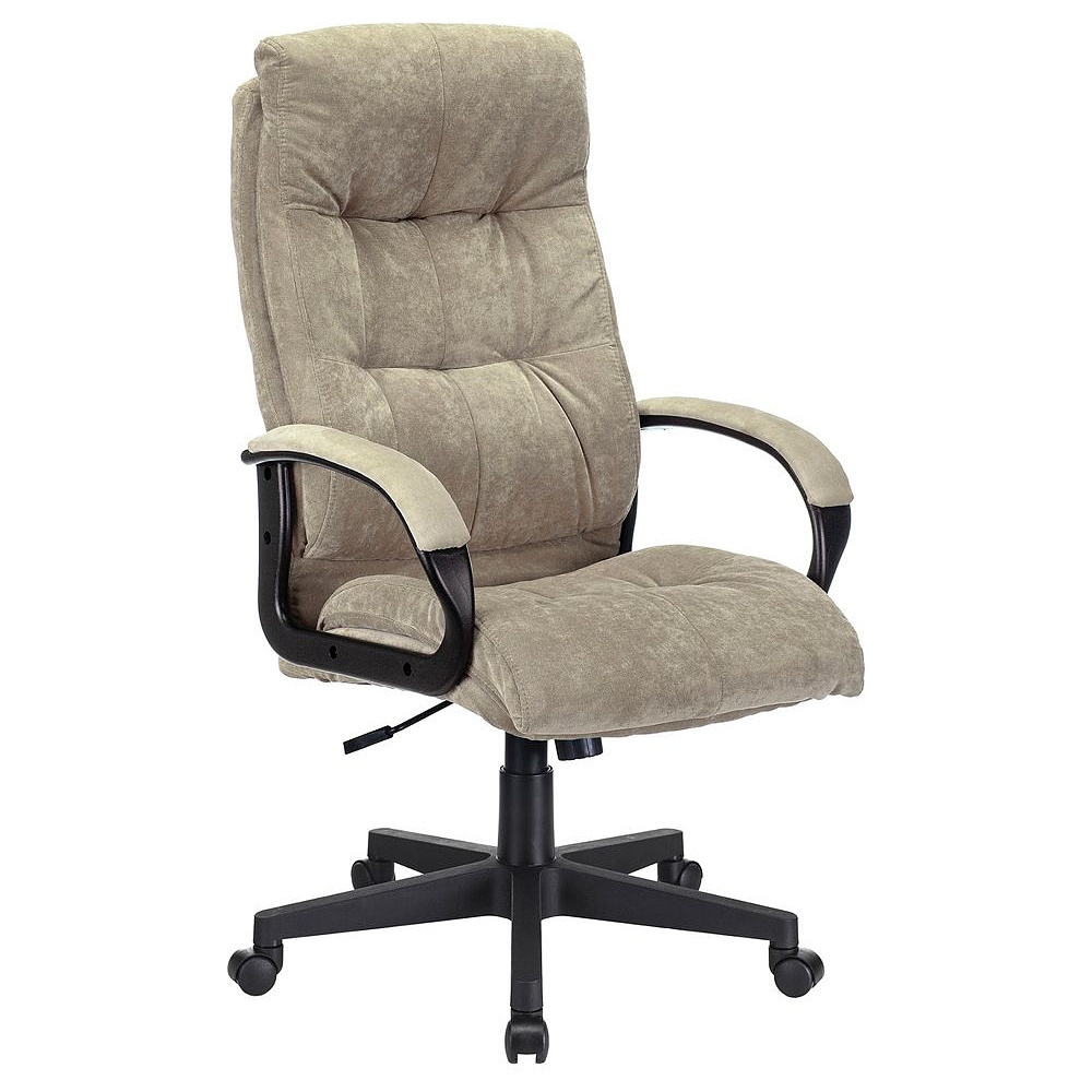 Кресло для руководителя Бюрократ CH-824 песочный Light-21, ткань, пластик