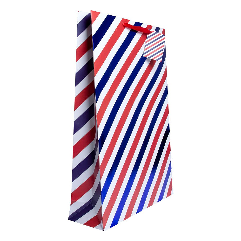 Пакет бумажный подарочный "Занавес", 33x45.7x10.2 см, ассорти - 2