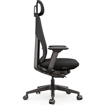 Кресло для руководителя SitZone E-AC-001A-P1-BK ткань, черный - 3